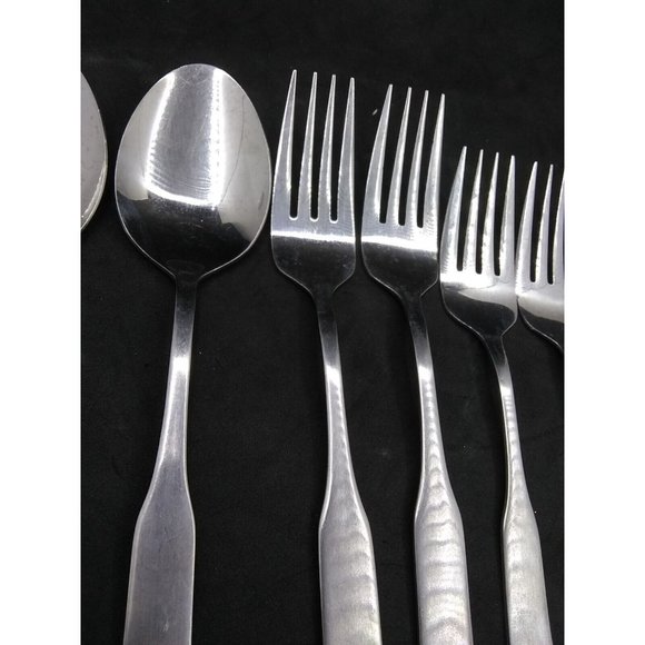 Set of 9 Imperial International Kingstowne Stainless Steel Flatware Korea - Picture 6 of 12